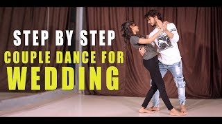 Couple Dance Step For Wedding & Party | Easy Salsa | Vicky Patel Dance Tutorial