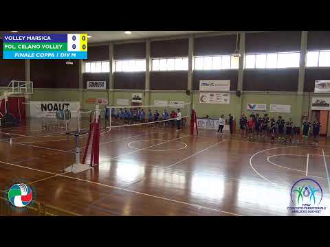 FINALE COPPA 1 DIVISIONE MASCHILE - VOLLEY MARSICA AVEZZANO - POL. CELANO VOLLEY 1968