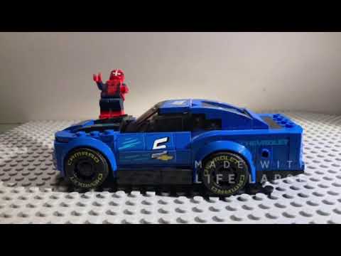 Spider man stops a car thief