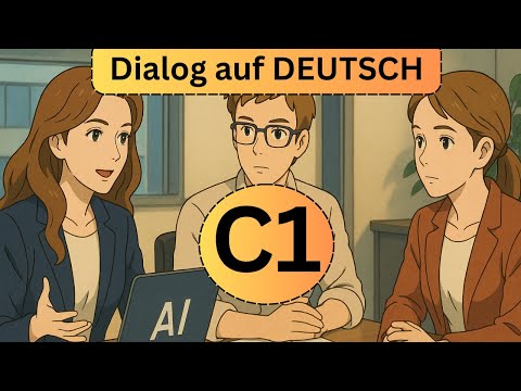 Künstliche Intelligenz im Unternehmen | Dialog auf Deutsch C1 | German C1 Dialogue | Business German
