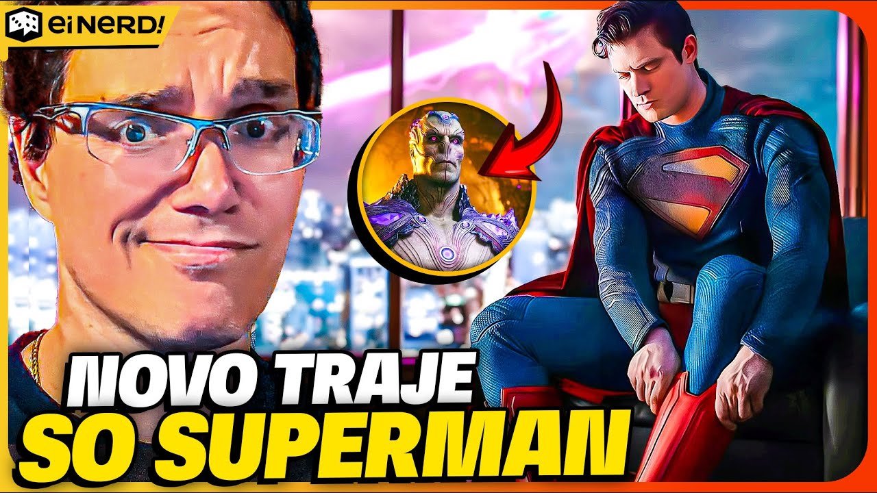 SUPERMAN LEGACY: UNIFORME REVELADO! BRAINIAC CONFIRMADO? LANTERNA VERDE?