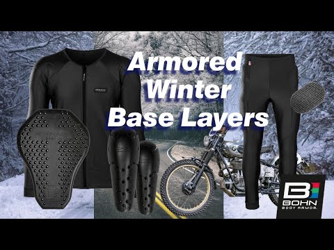 Winter / Cold Weather Armored Motorcycle Base Layers by Bohn Body Armor