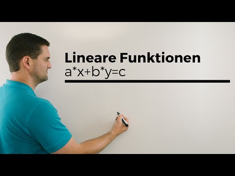Linear functions, ax plus by equals c | Math by Daniel Jung