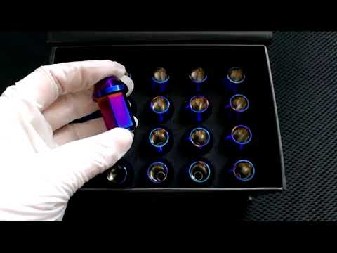 M12/M14 Rison Titanium Closed End Lug Nuts Wheel Accessories Parts