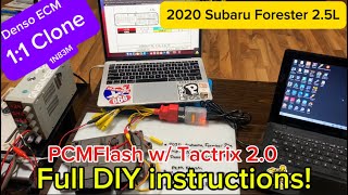 Subaru Forester Denso ECM PCM  1:1 Clone EEPROM and Flash w/ PCMflash and Tactrix open port 2.0