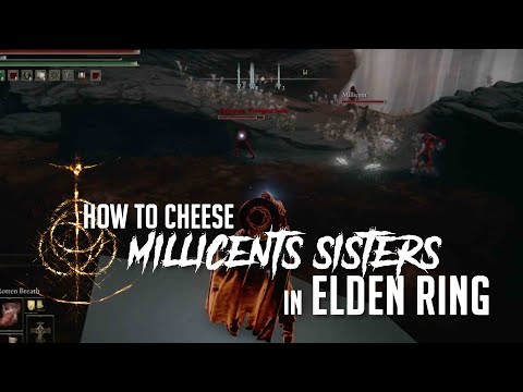 How to Cheese Millicent's Sisters at Haligtree in Elden Ring (Easy Kill)
