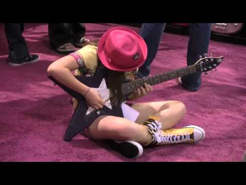 Daisy Rock Girl Guitars at NAMM 2012