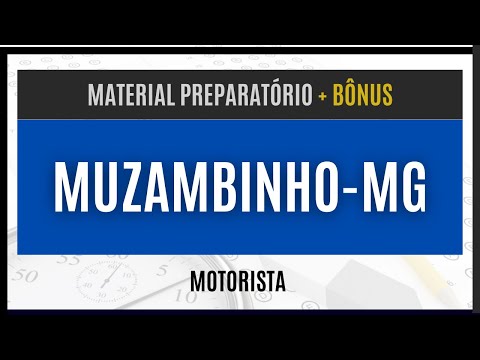 Material EXCLUSIVO para Motorista(Concurso Muzambinho - MG 2024)