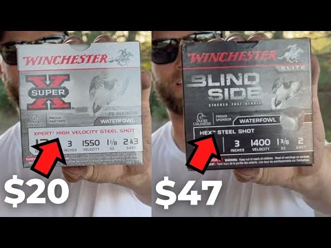 CHEAP vs EXPENSIVE Duck Hunting Shotgun Shells | Black Cloud, Blind Side, Wicked Wing, Super X