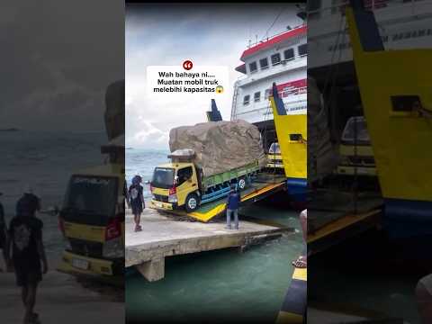 Wah bahaya ni😱Muatan mobil truk melebihi kapasitas, #videoshorts , #truck , #shortsviral