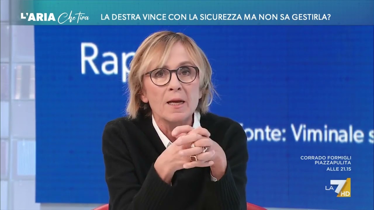 Maria Teresa Meli: "I dati sulla sicurezza ognuno li racconta come li vuole raccontare, ...