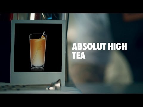 ABSOLUT HIGH TEA DRINK RECIPE - HOW TO MIX
