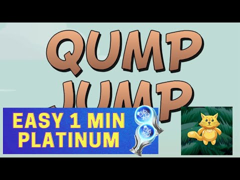 EASY & CHEAP 1-3 MINUTE PLATINUM TROPHY || Qump Jump Trophy Guide