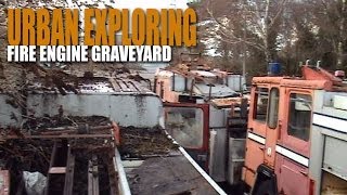 preview picture of video 'Urban Exploring - Fire Engine Graveyard'