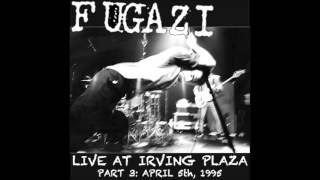 FUGAZI - live at irving plaza [full]