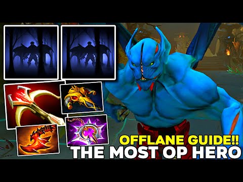 The Most Op Hero Nightstalker Really Hard Game OFFLANE GUIDE - Dota 2