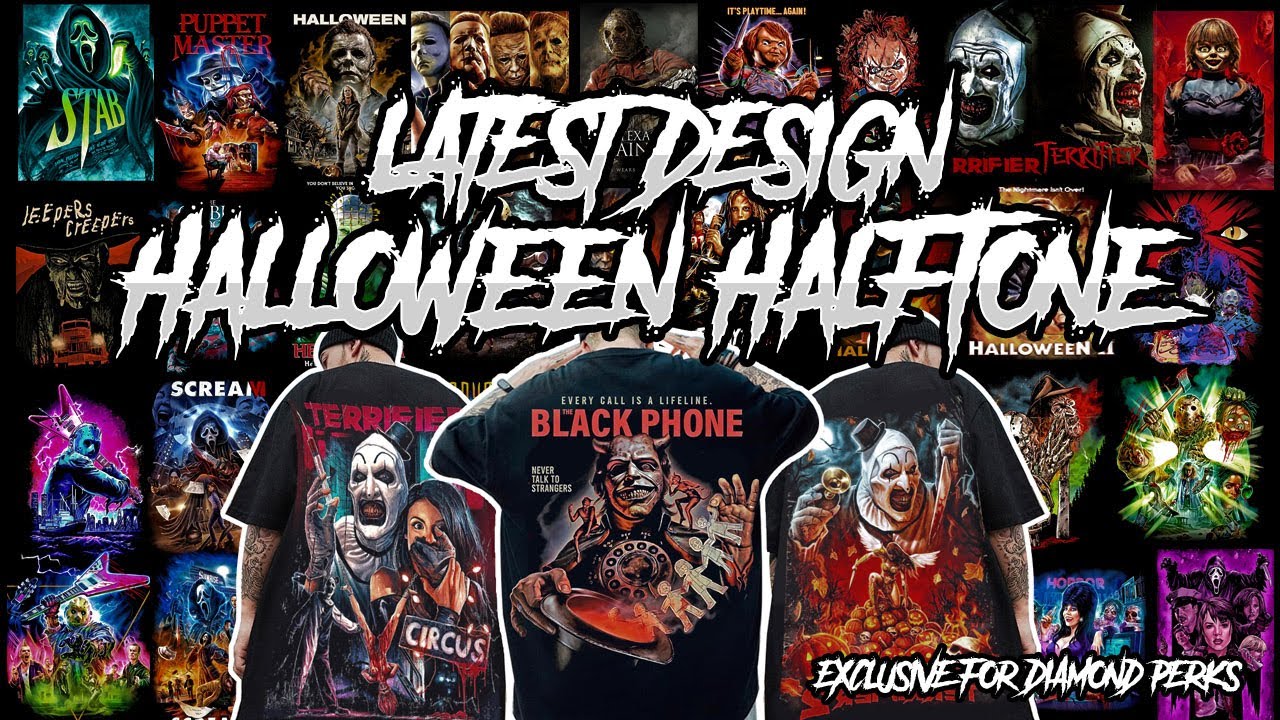 MEMBER ONLY LATEST HALLOWEEN HALFTONE