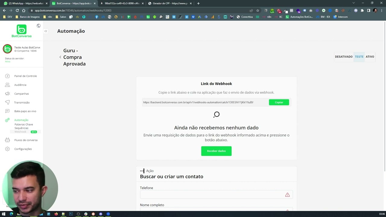 WhatsApp e Digital Manager Guru: Integração com BotConversa para Revolucionar Seu Negócio!