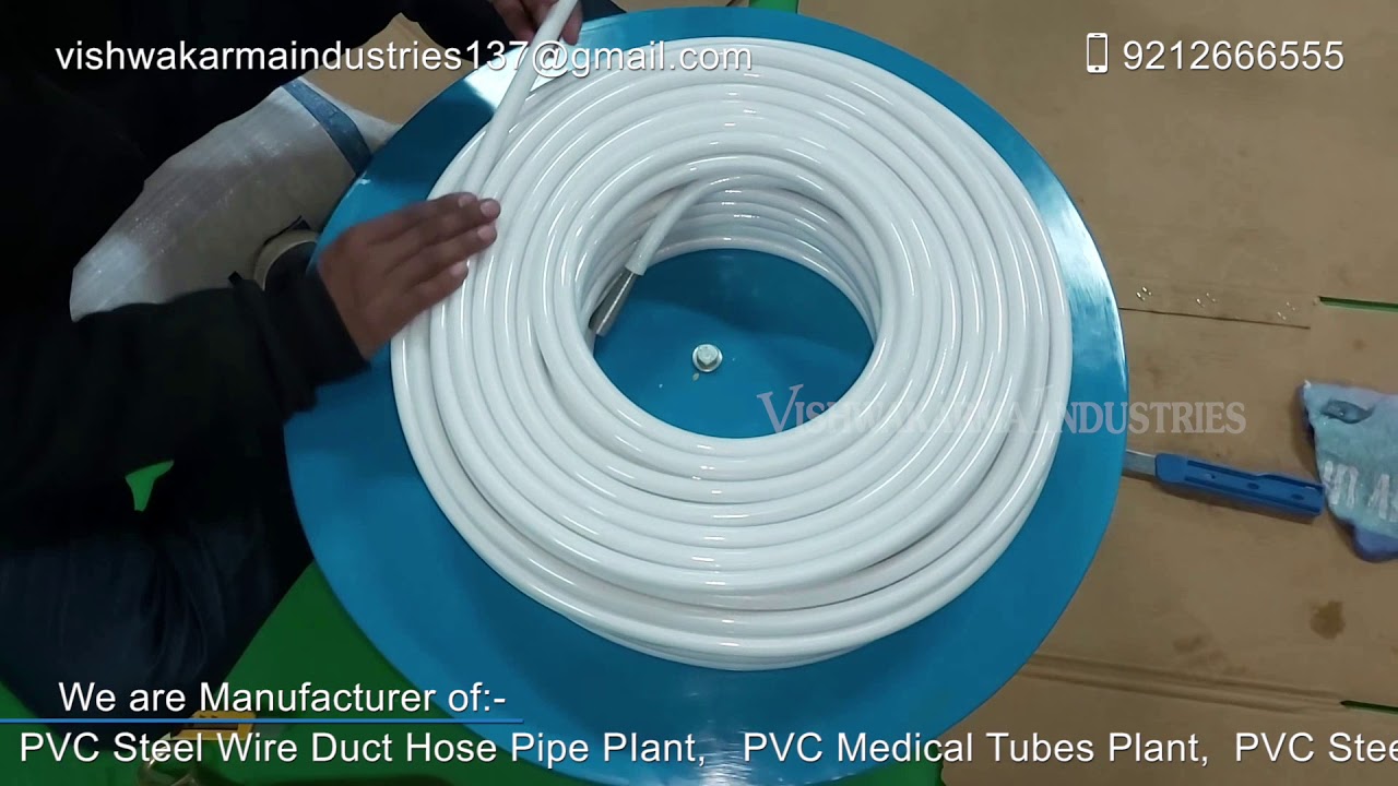 PVC Sanitary Connection Hose Braided Pipe Plant / Sanitary Hose Pipe / PVC Braided Hose Pipe Plant