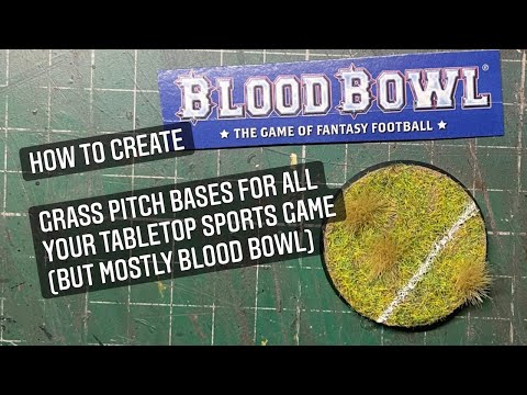 How to paint Blood Bowl Bases #warhammer #warhammer40k #ageofsigmar #bloodbowl