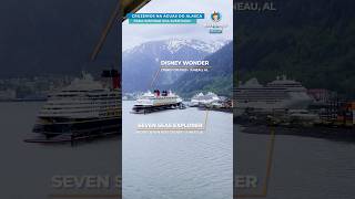Navios de Cruzeiro no Alasca | Disney, Royal Caribbean, Norwegian e Muito Mais! 🚢❄️🇺🇸 | #shorts