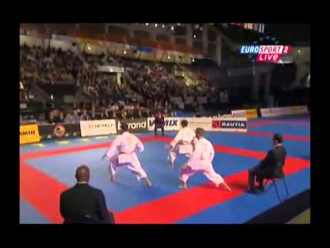 WK Karate 2006 kata frans team (verkort)