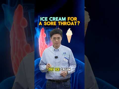Is Ice Cream Good for a Sore Throat? James Explains! #pharmacist #sorethroatrelief