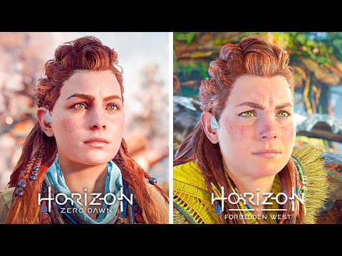 Horizon Zero Dawn Vs Horizon Forbidden West - Gameplay & Graphics Comparison