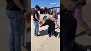 Guy Surprises Girl With Word Game Themed Prom Proposal | Shorts