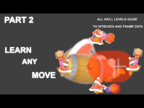 Part 2 of Learn Any Move! King Dedede's Hitboxes & Frame Data