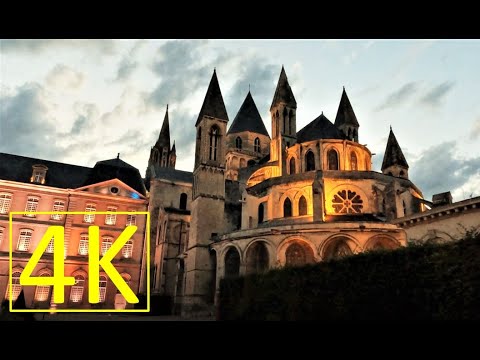 CAEN 4K ( Normandy, France ) in 9 minutes - crowd-free tourism