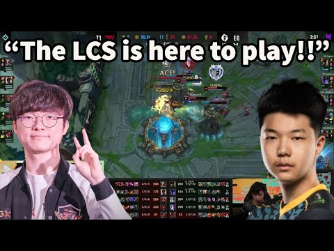 EG And T1's Reaction After Crazy Upset Victory By EG!!