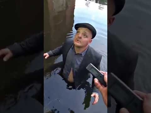 Super Sus fell into the pond under the nuclear reactor in Chernobyl