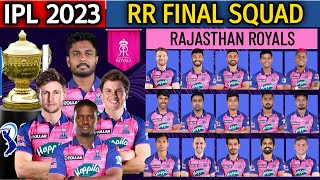 IPL 2023 Rajasthan Royals Full Squad | RR Team Final Squad 2023 | RR Team Squad 2023