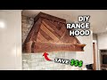 How to Make a Gorgeous DIY Range Hood you can be PROUD of!