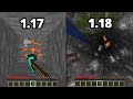 Mining Straight Down In 1 18 Vs Before