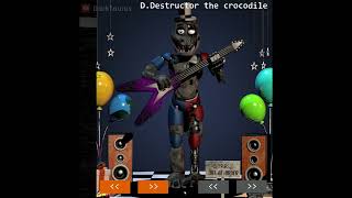 All Animatronics in Nights Shift at Emulator´s Chapter 1