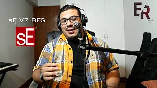 Video thumbnail for SE Electronics REVIEW & UNBOXING: V7 BFG Mic  + DEMOSTRACION/ Sennheiser XS 1  Dynamic by Arpegio Studio