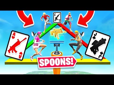 *UNVAULTED* SPOONS Card Game FOR LOOT! *NEW* Game Mode in Fortnite