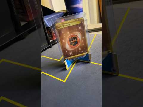 How To Make A Pokémon Card Stand With A Pokémon Energy Card #short