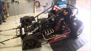preview picture of video 'Tony Hunt's USAC LS3 Chassis Dyno'