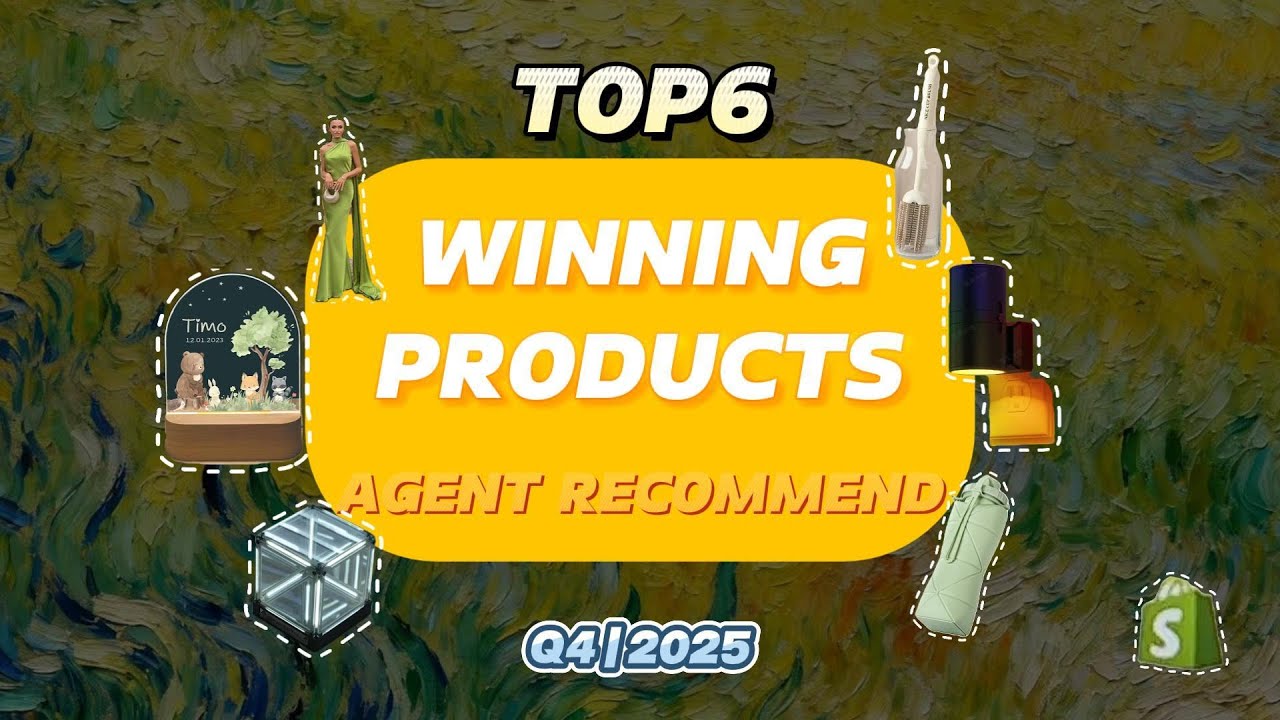 Top 6 winning products for you to dropship in Q4 2025🔥