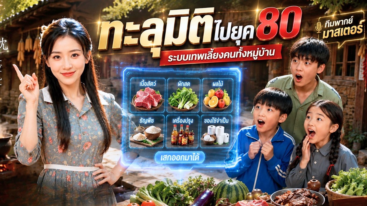 ทะลุมิติมาเป็นแม่เลี้ยงใจร้ายยุคอดอยาก ดันปลดล็อกระบบเลี้ยงลูกสุดเทพ พลิกชะตาครอบครัวเป็นมั่งมี!