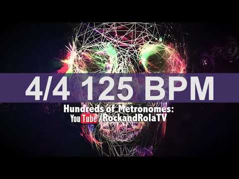 🔴 125 BPM Tech Pop Metronome