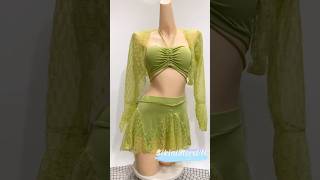 Bikini 3 mảnh váy có choàng - 200 lá - có 4 màu | BikiniStoreVN #bikini #bikinistorevn