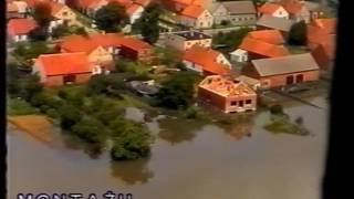 Powódź 1997. Teren Powiatu Środa Śląska. Mat. VHS
