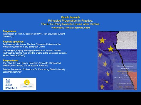 Book launch: 'Principled Pragmatism in Practice': The EU’s Policy towards Russia after Crimea.
