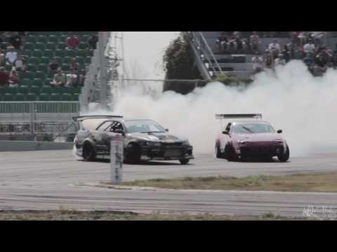 Mats Baribeau Leading Youri Lévesque - Formula Drift Canada World 2015