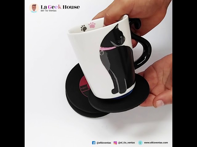 Vídeo relacionado con BDSHUNBF Juego de 12 Posavasos para Bebidas, Redondos, Posavasos de Silicona Redondos, Diseño Retro de Discos de CD, para Café, Té, Cerveza, Bar, Bebidas