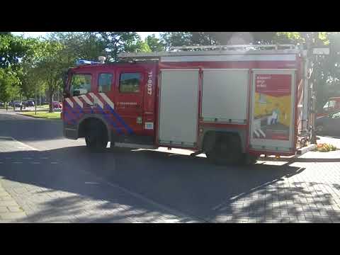 Brandweer Krommenie naar brand woning in Assendelft